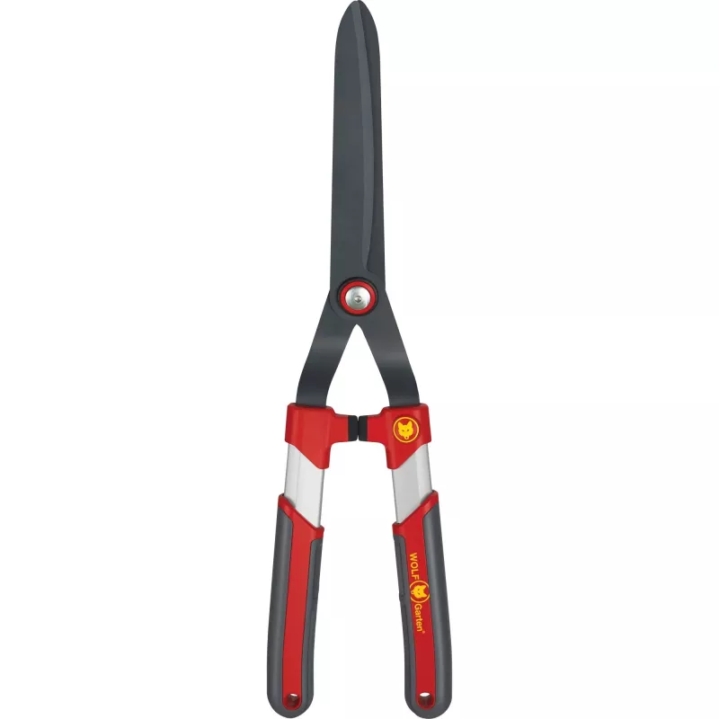 Heckenschere WOLF-Garten HS-CP mit kleinen Aluminiumgriffen, rot/grau
