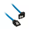 Corsair Premium Sleeved SATA-Kabel gewinkelt, Blau 60 cm - 2er-Pack
