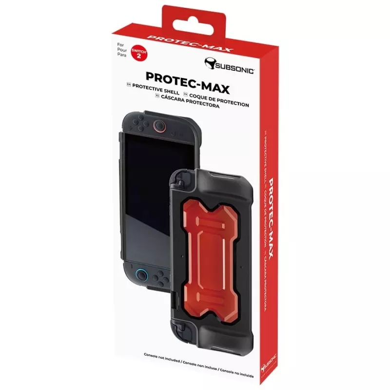 Hardshell-Case Nintendo Subsonic SA5715 TPU Schwarz Rot