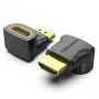 Vention HDMI 90-Grad-Adapter Stecker auf Buchse Schwarz