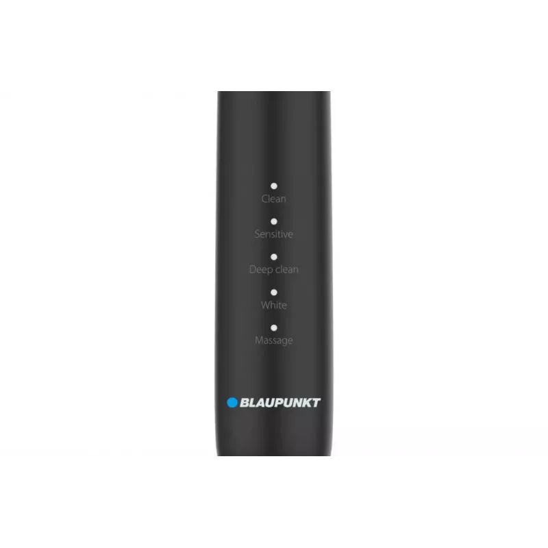 Elektrische Zahnbürste BLAUPUNKT DTS201BK — wiederaufladbare Schallzahnbürste, schwarz, 2-Minuten-Timer, integrierter 5-V-Akku
