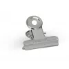 MAUL Briefklemme aus Metall, Farbe: Nickel, Breite: 30 mm Klemmweite: 10 mm, Selbstbedienungsverpackung (21730-96)