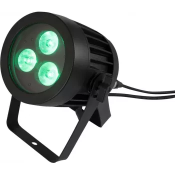 LED PAR-Licht EUROLITE 3x8W QCL Spot — 3x8W RGB COB LED, kompakter PAR-Spot