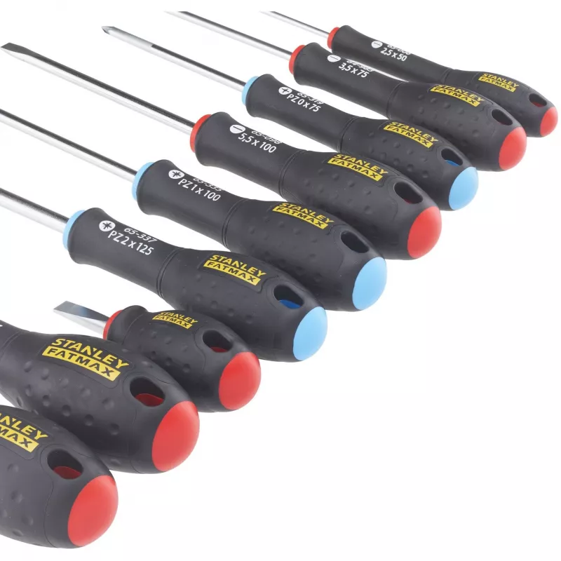 Handschraubendreher-Satz STANLEY FATMAX FMHT65424-0 – 20-teilig, gerade Schraubendreher, flache und Pozidriv-Spitzen