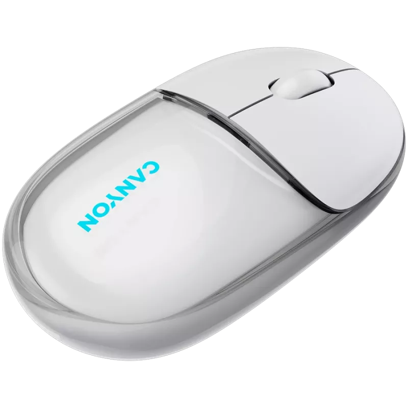 CANYON Maus OnClick 24 BT/ Wireless Transparent/Weiß