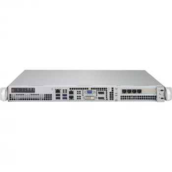 Supermicro - SuperChassis 515-R407 - Rack-Mount 1U STD und WIO MB 2 x 2,5 LEDs 4 x PWM-Lüfter 2 x Lüfter für AOC-Kühlung Netzteil 400 W 43 x 437 x 429 mm