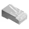LANBERG RJ-45-Steckverbinder PLS-5000EZ, Cat5e, F/UTP (FTP), Grau, 100 Stück