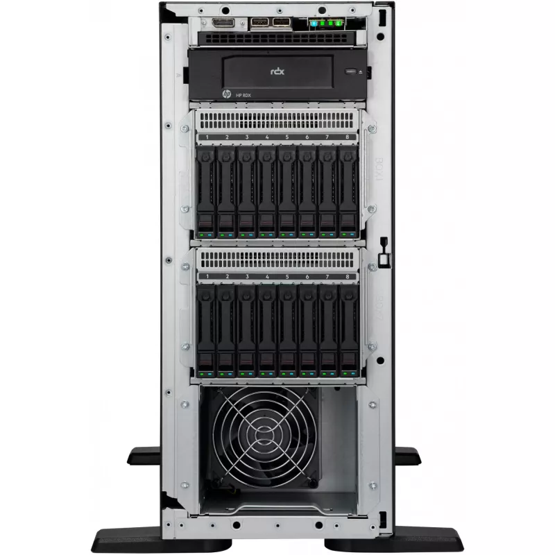 HPE ProLiant ML110 Gen11 4510 12-Core 1P 64GB-R MR408i-O 8SFF 2x480GB SSD 2x1000W RPS EU Server