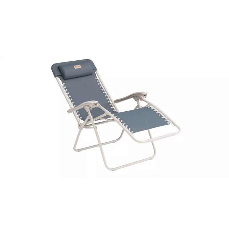 Campingstuhl Outwell Ramsgate — 2-beinig, max. Belastung 120 kg, Gewicht 7,4 kg, Größe 650×790 mm, blau