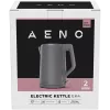 AENO Wasserkocher EK4: 1850-2200W, 1,5L, Strix, Doppelwandig, Kühle Außenhülle, Automatische Abschaltung, Trockengehschutz