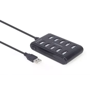 USB-Hub Gembird UHB-U2P10P-01 — 10-Port-USB-2.0-Hub