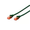 Netzwerkkabel Digitus CAT 6 U/UTP RJ-45 3m Grün