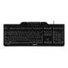 CHERRY KC 1000 SC Tastatur USB QWERTZ Schweizer Schwarz