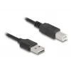 USB-Kabel DeLOCK 90130 USB 2.0 0,8 m Schwarz