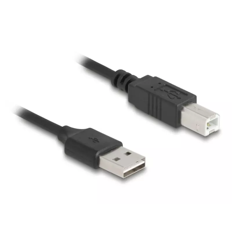 USB-Kabel DeLOCK 90130 USB 2.0 0,8 m Schwarz