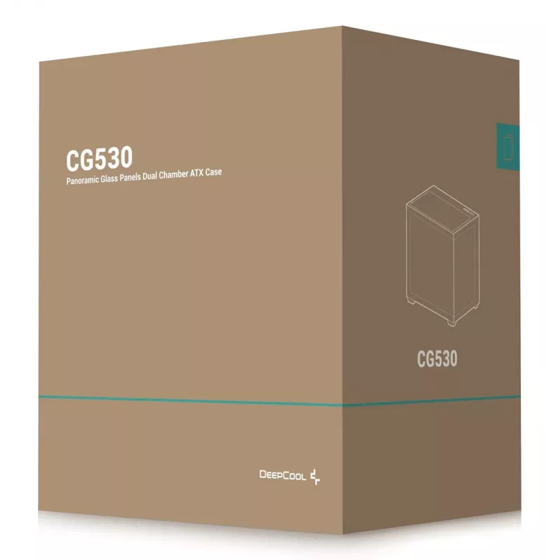 DeepCool CG530 Midi Tower Schwarz