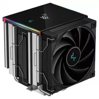 CPU-Luftkühler DeepCool AK620 Digital SE, Dual-Tower, 6x Ø6mm Heatpipes, 2x 120mm PWM-Lüfter, RGB, Höhe 161 mm