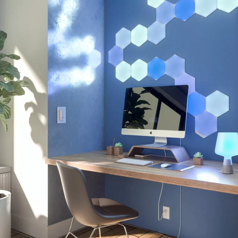 Intelligenter Funk-Schalter Nanoleaf N4400C02-1BUT — batteriebetrieben, anpassbare Steuerung für intelligente Leuchten und Geräte