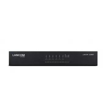 LANCOM 2100EF – SD-WAN-Gateway – mit Glasfaser und Ethernet – 1GbE, 2.5GbE – 1U – Cloud-verwaltet – Tisch-/Rackmontage (61109)