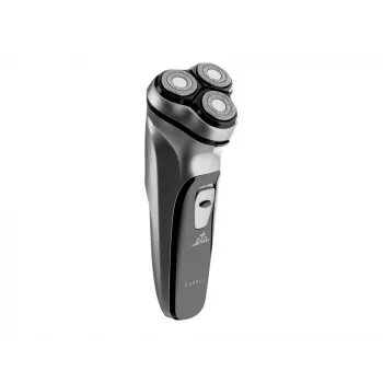 Rotation shaver trimmer ETA Charlie — 3-head cordless shaver, Li‑Ion built-in Batterie, AC/Batterie, Schwarz/Grau