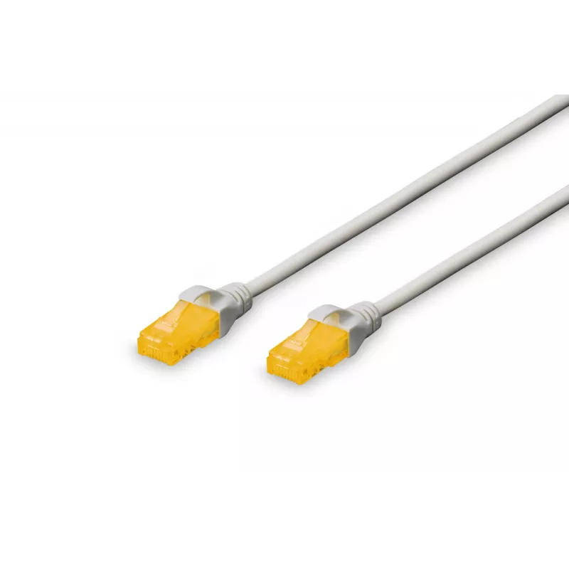 Netzwerkkabel Digitus CAT 6A U/UTP Patchkabel RJ-45 Cat6a 3m Grau