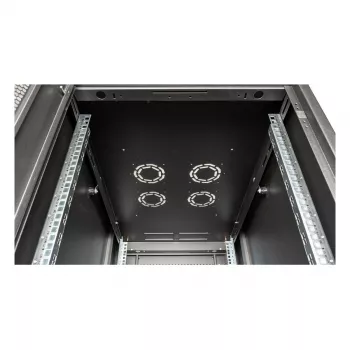 ROLINE 19-Zoll Serverschrank Basic 26 HE, 600x1000 BxT perforiert schwarz