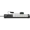 Power Extension Brennenstuhl Premium-Line 3m 6 AC Outlets Indoor Schwarz Grau