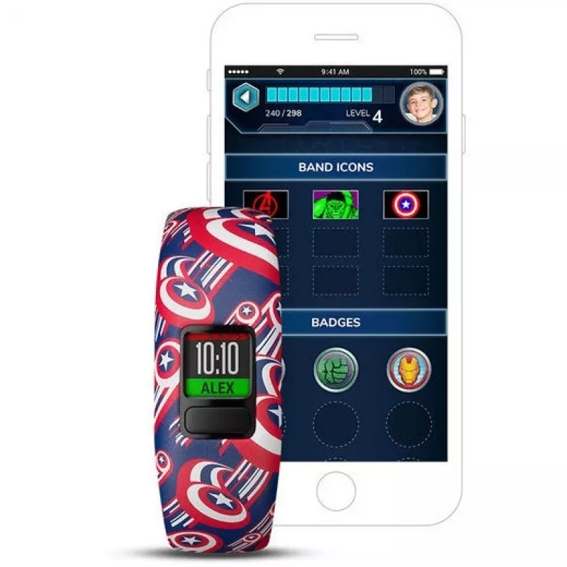 Garmin vivofit jr. 2 Marvel Captain America Kinder-Aktivitätstracker