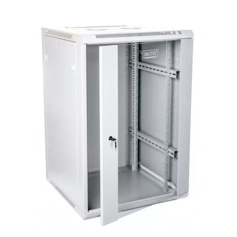 Digitus DN-W19 18U/600 Rackschrank Freestanding Rack Grau