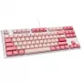 Ducky One 3 TKL Gossamer Pink Tastatur Gaming USB US Englisch Pink, Weiß