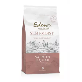 EDEN Semi-Moist Lachs & Wachtel - halbfeuchtes Hundefutter - 10kg