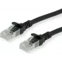 ROLINE - Patchkabel - RJ-45 (M) zu RJ-45 (M) - 30 cm - SFTP - CAT 6a - Schwarz (21.15.2975)