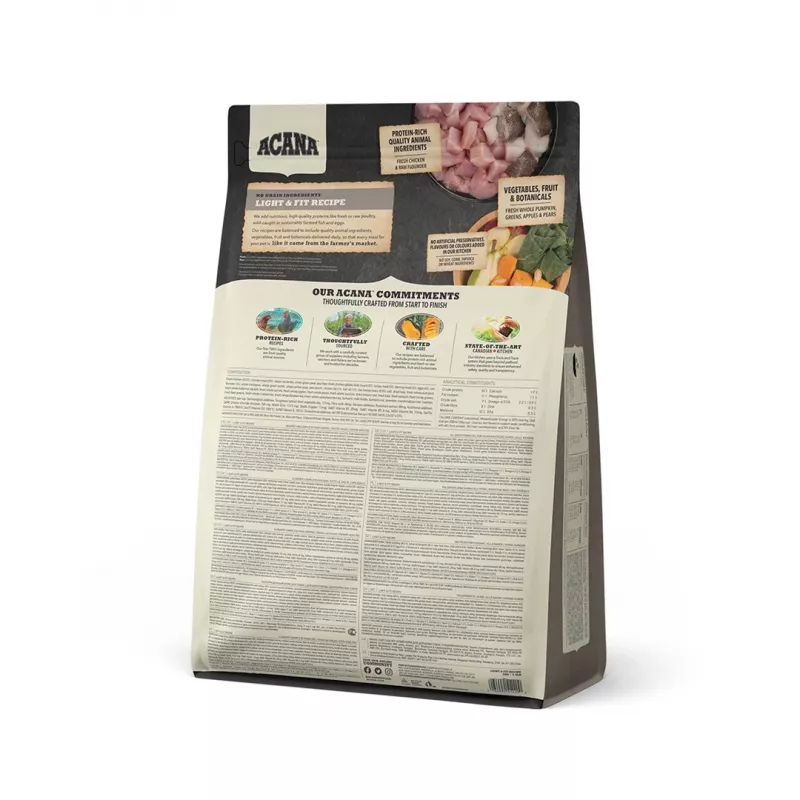 ACANA Dog Light & Fit – Trockenfutter für Hunde – 2 kg
