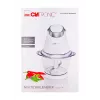 Elektrischer Zerkleinerer CLATRONIC MZ 3579 — 250 W, 1 L, Edelstahlmesser, Eiscrushen, weiß