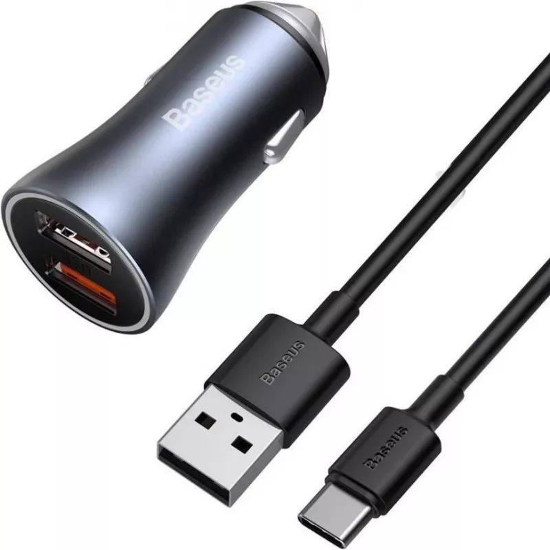 MOBILES AUTOLADEGERÄT Baseus TZCCJD-A0G 40W Dunkelgrau
