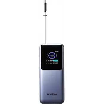 Tragbare Powerbank UGREEN 20.000 mAh 165W (55987B) zum Aufladen von Laptops, Telefonen und Tablets