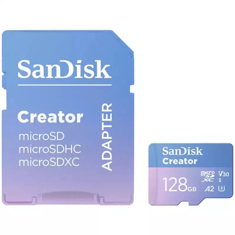 SanDisk Creator - Flash-Speicherkarte (microSDXC-auf-SD-Adapter inbegriffen)