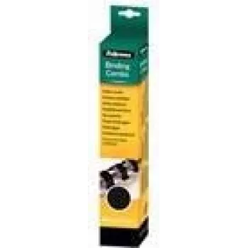 Fellowes - 10 mm - 21 Ringe - A4 (210 x 297 mm) - 55 Blatt - Schwarz - 25 Stück. Kunststoff-Bindekamm - für Fellowes Galaxy 500, Orion 500, Pulsar+ 300, Quasar+ 500, Star+ 150,