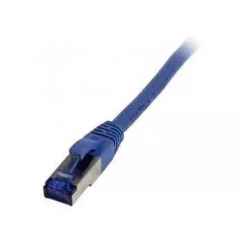 Patchkabel RJ45 - CAT6A 500Mhz - 0,5m - blau - S-STP(S/FTP) - TPE/LSZH(Superflex) - AWG26 - Synergy