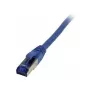 Patchkabel RJ45 - CAT6A 500Mhz - 0,5m - blau - S-STP(S/FTP) - TPE/LSZH(Superflex) - AWG26 - Synergy