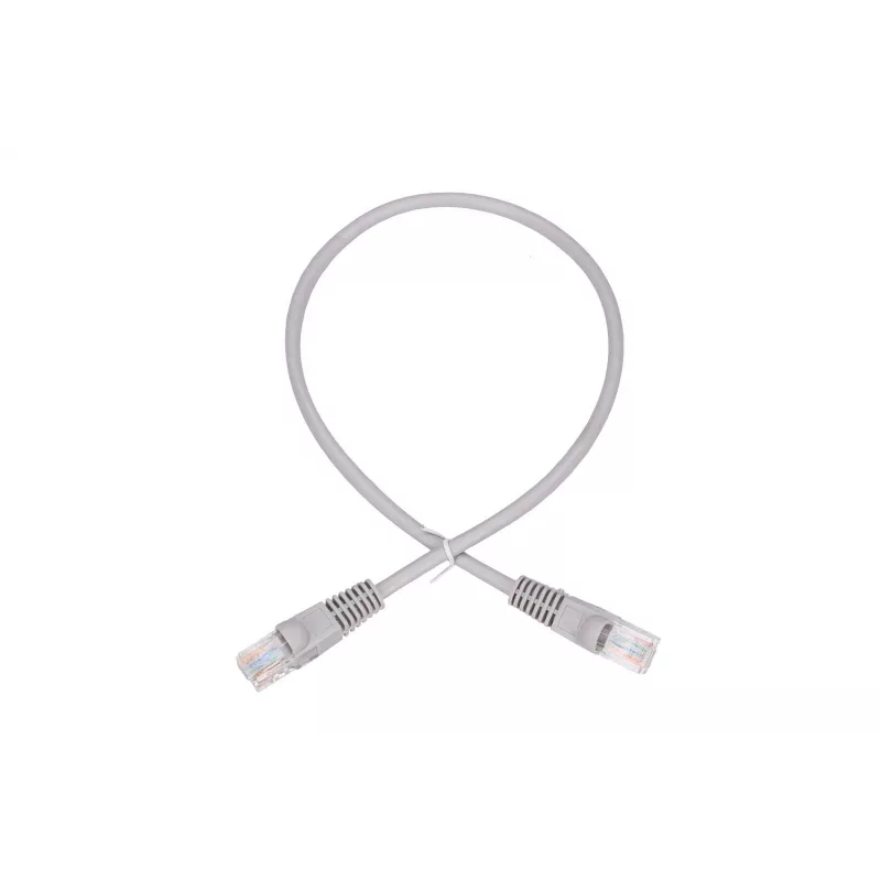 Extralink LAN Patchkabel Kat.5e RJ-45 U/UTP 0,5m Grau