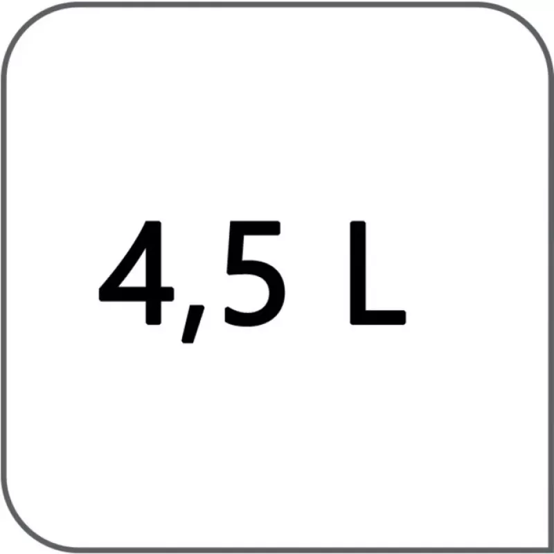 Salatschleuder EMSA Turboline 513441 - Edelstahl, 4,5 L