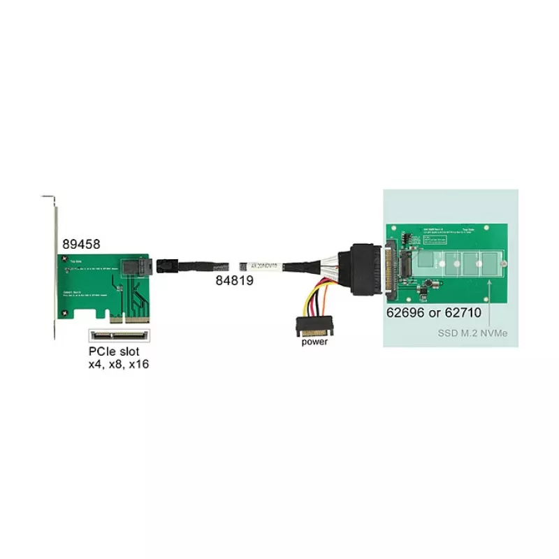 Interner M.2-Adapter DeLOCK 62696