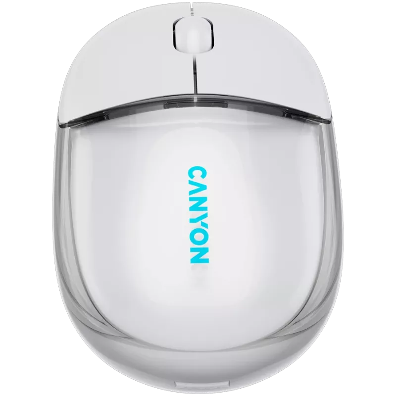 CANYON Maus OnClick 24 BT/ Wireless Transparent/Weiß