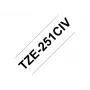 Brother TZE231CIV Beschriftungsband Schwarz auf Weiß TZe