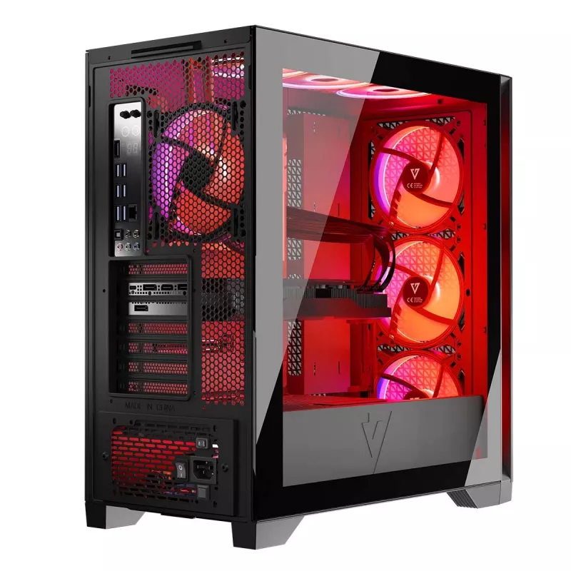 MODECOM Gehäuse VOLCANO EXPANSE T APEX ARGB MIDI Schwarz