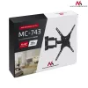 Maclean Mc-743 - Vesa Monitor-/TV-Halterung, 13-50 Schwarz, 30 kg