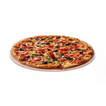 Pizzastein Smile SKP-2, runder Keramik-Backstein, Ø330 mm, Dicke 11 mm, ofenfest