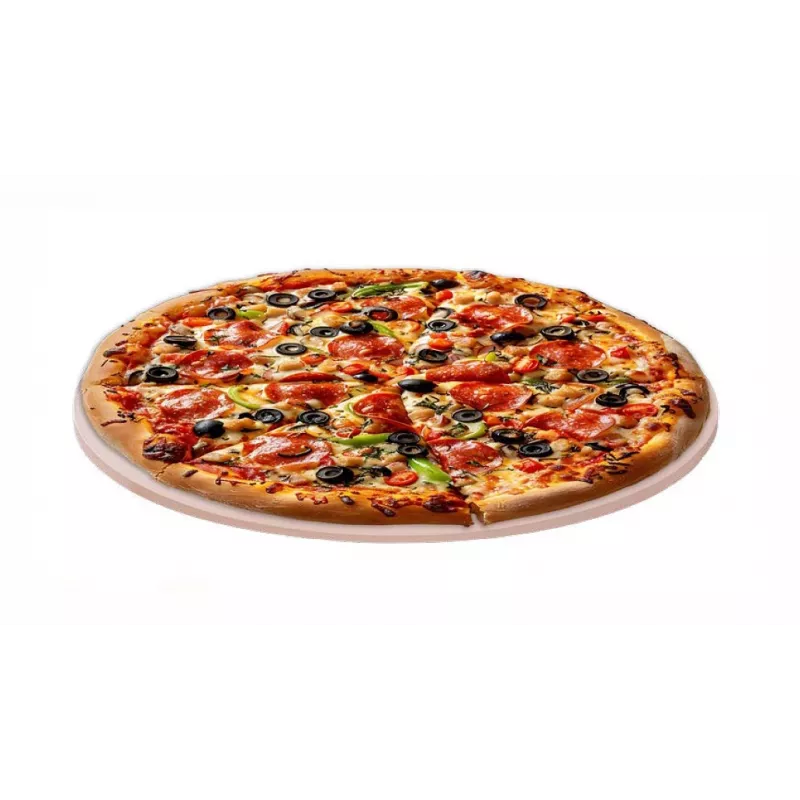 Pizzastein Smile SKP-2, runder Keramik-Backstein, Ø330 mm, Dicke 11 mm, ofenfest