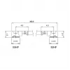 DeLOCK 89609 Koaxialkabel 0,3 m MHF (I-PEX) Schwarz Gold